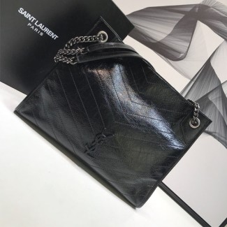 입생로랑 니키 빈티지 쇼핑백 577999 블랙