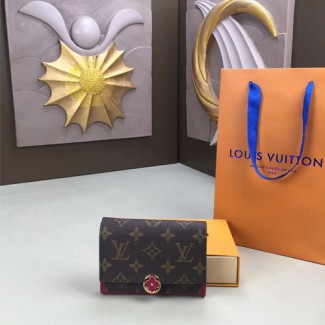 루이비통 플로르 컴팩트 월릿 M64587 자주색