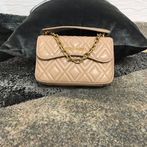 미우미우  마틀라쎄 숄더백 5BD140 베이지