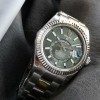 [ V2 ] 롤렉스 남성용 스카이드웰러 콤비 검판  R37014-3 42MM