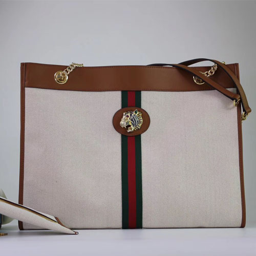 구찌 타이거 헤드 라지 토트백 537219