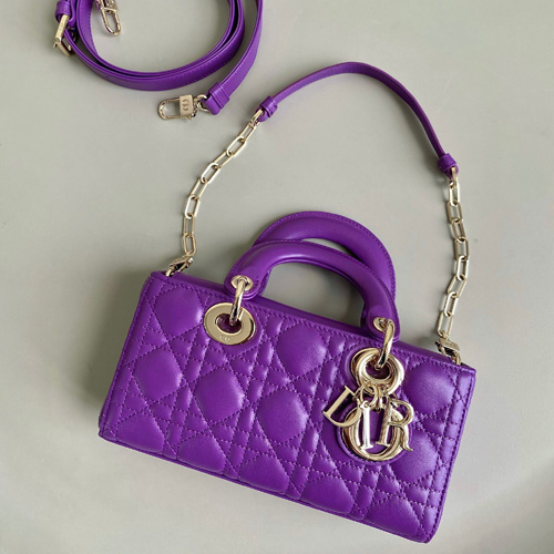 디올  LADY D-JOY 스몰백 M0613 보라