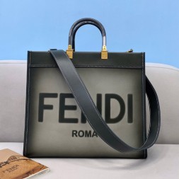 펜디 내추럴 선샤인 미디엄 쇼퍼백 8BH386 그레이