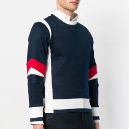 톰브라운 남여공용 신상 맨투맨 TB8677 네이비