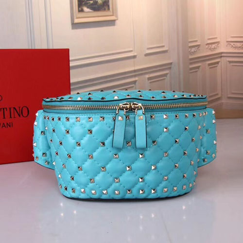 발렌티노 락스터드 스파이크 벨트백 QW1B0B46 민트