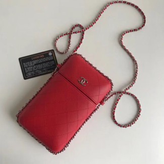 샤넬 18S/S 신상 휴대폰백 A15650 레드