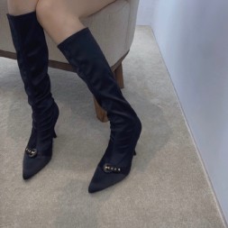 샤넬 신상 롱부츠 G34351 원단