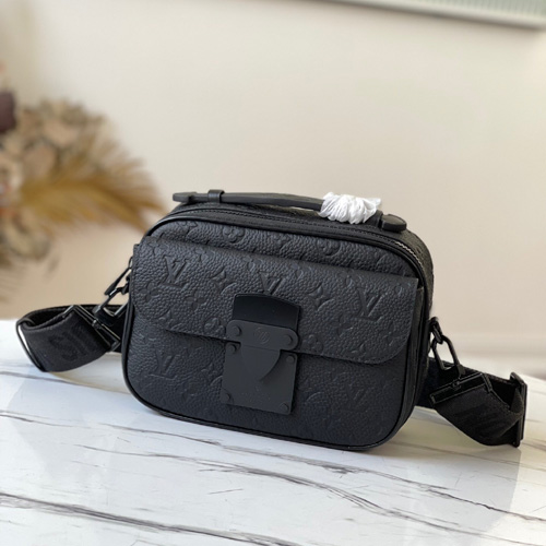 루이비통 S 락 메신저 M45806 가죽 블랙