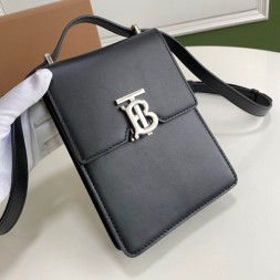 버버리 레더 로빈 백 80328971-4