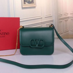발렌티노 스몰 송아지 가죽 VSLING 숄더백 SW0B0F01 그린