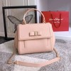 페레가모 바라 보우 미듐 탑핸들백 21G697 핑크