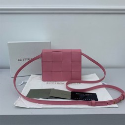 보테가 인트레치아토 나파 미니 크로스 백 574051 핑크