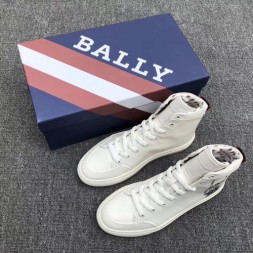 발리 남성용 하이탑 스니커즈 B8583 화이트