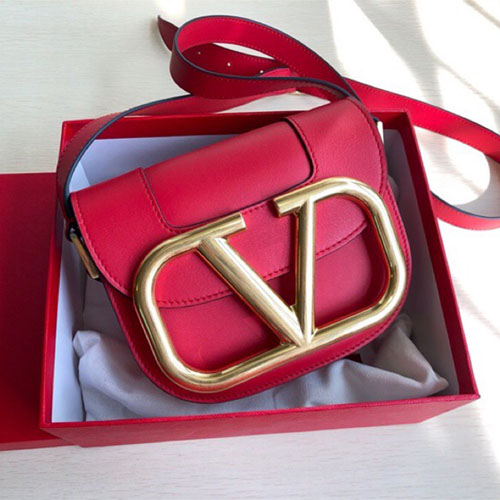 발렌티노 스몰  SUPERVEE 크로스 바디백 TW0B0G45 레드