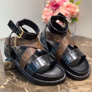 루이비통 크로스로드 컴포트 샌들 1A5MFK 블랙