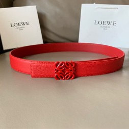 로에베 신상  양면용 벨트 LW-6312 레드