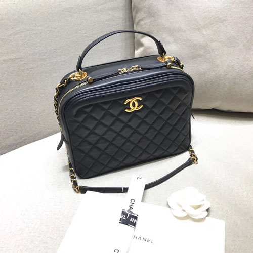 샤넬 신상 코스메틱 케이스 A57906 미듐 블랙