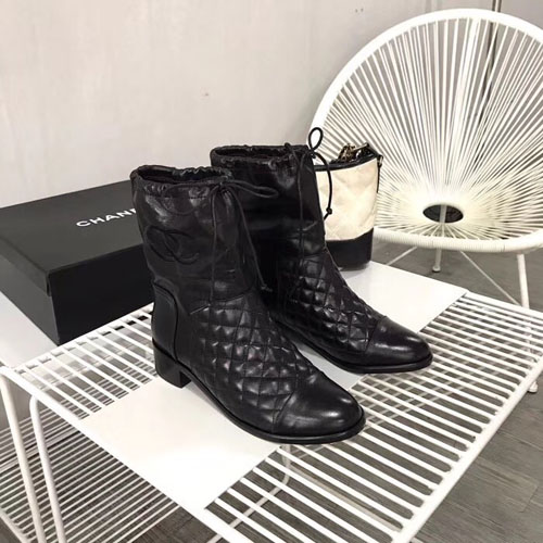 샤넬 쇼트 부츠 G34096 블랙