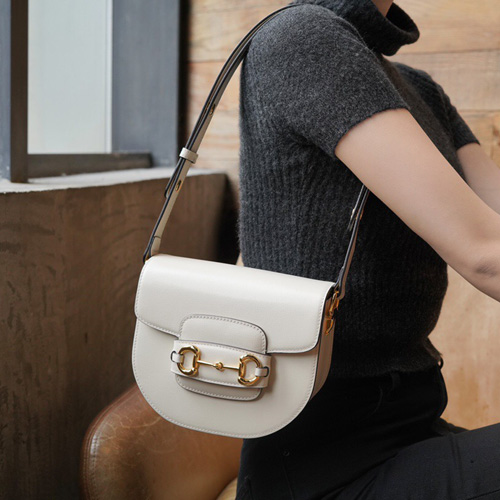 구찌 홀스빗 1955 라운드 미니백 760191-2