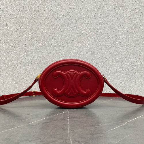 셀린느 트리오페 오벌백 198603 레드