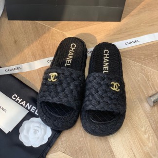 샤넬 여성용 슬리퍼 G34386 블랙