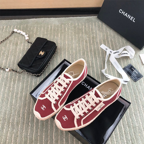 샤넬 여성용 신상 스니커즈 G34222 레드