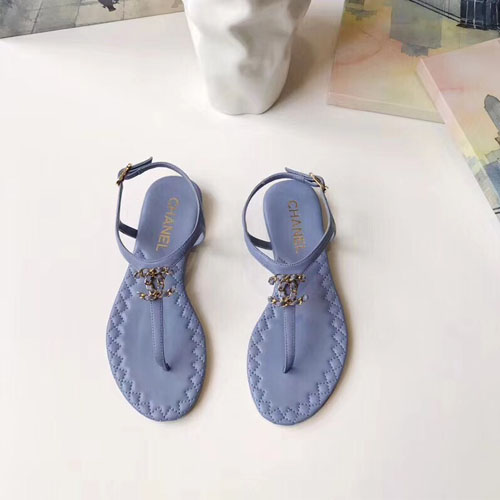 샤넬 신상 샌들 G33382 블루