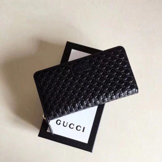 구찌 마이크로시마 장지갑 449396 블랙