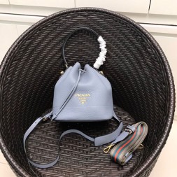 프라다 신상 가죽 버킷백 1BE018 민트