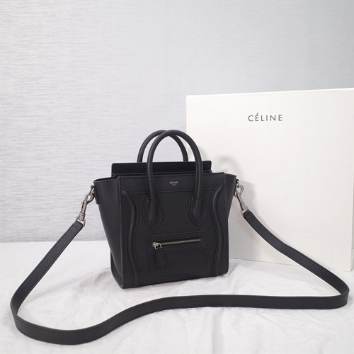 셀린느 나노 러기지백 168243 블랙 은장