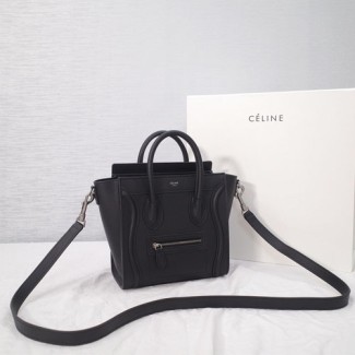 셀린느 나노 러기지백 168243 블랙 은장