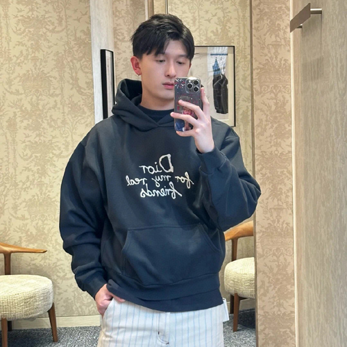 디올 남여공용 후드 D84389 네이비