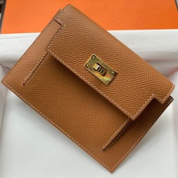 에르메스 켈리 포켓 6157443 카멜 금장