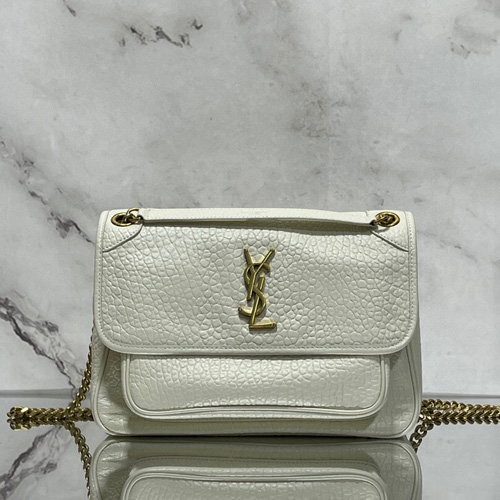 생로랑 미디엄 니키 나파 숄더백 633158-3