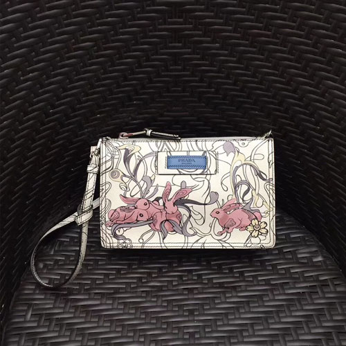 프라다 가죽 에티켓 숄더백 1NE006