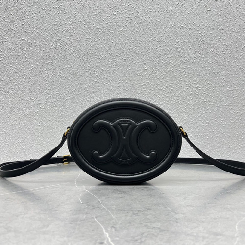 셀린느 트리오페 오벌백 198603 블랙