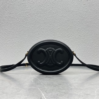 셀린느 트리오페 오벌백 198603 블랙