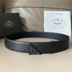 프라다 남성용 신상 벨트 PD-6109 블랙 메탈