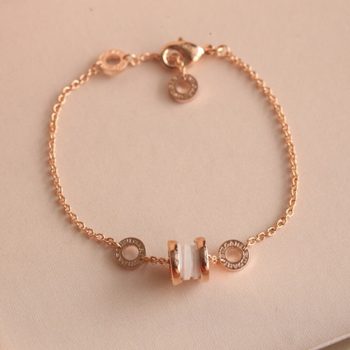 불가리 비제로원 팔찌 B706009 로즈골드 화이트