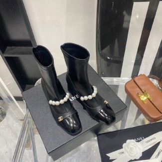 샤넬 신상 앵글부츠 G34363 블랙