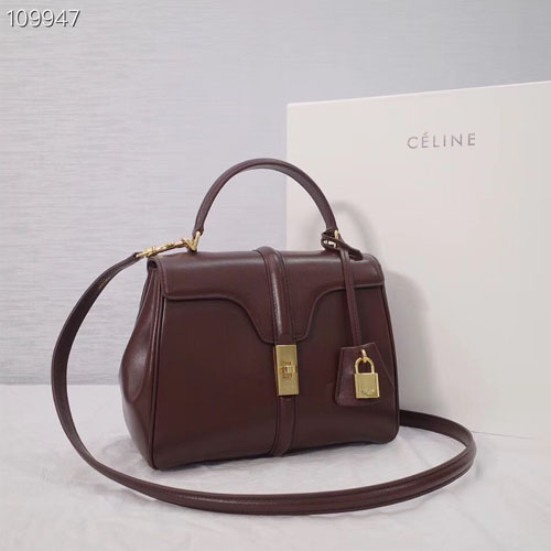 셀린느 WB2 스몰 16백 카프스킨 188003 민자 다크브라운