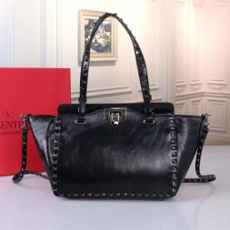 발렌티노 스몰 사이즈 락스터드 백 ZW2B0037 블랙 메탈