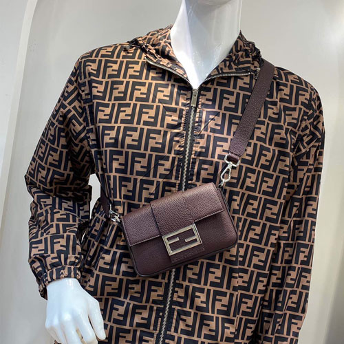 펜디 남여공용 바게트 벨트백 EN568 버건디