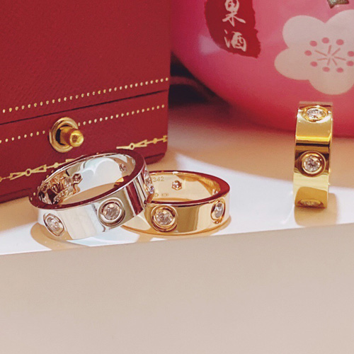 까르띠에 LOVE 링 CA92539 다이아 6개