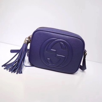 구찌 소호 디스코백 308364 블루