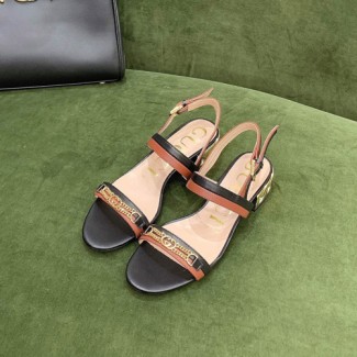 구찌 여성 샌들 621168 블랙