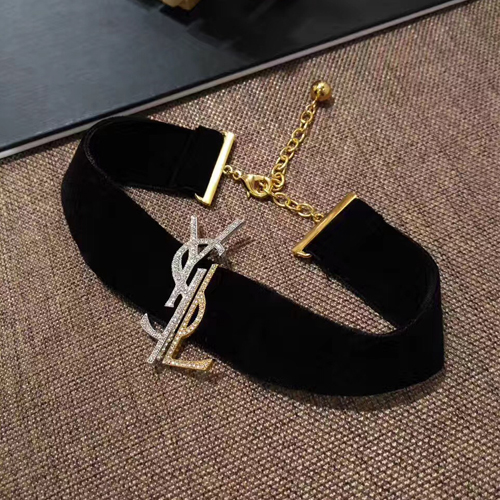 입생로랑 신상 목걸이 470266 실버&골드