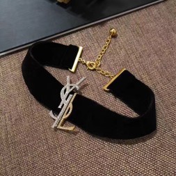 입생로랑 신상 목걸이 470266 실버&골드