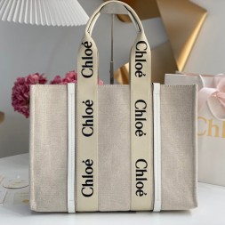 끌로에 우디백 45331 라지 화이트