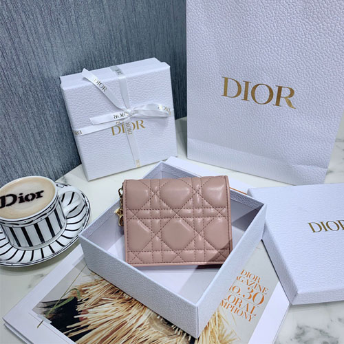 디올 미니 지갑 S0178 핑크